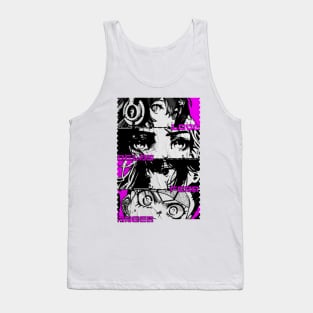 Eyes talks Love, Relax, Fear, Anger Tank Top